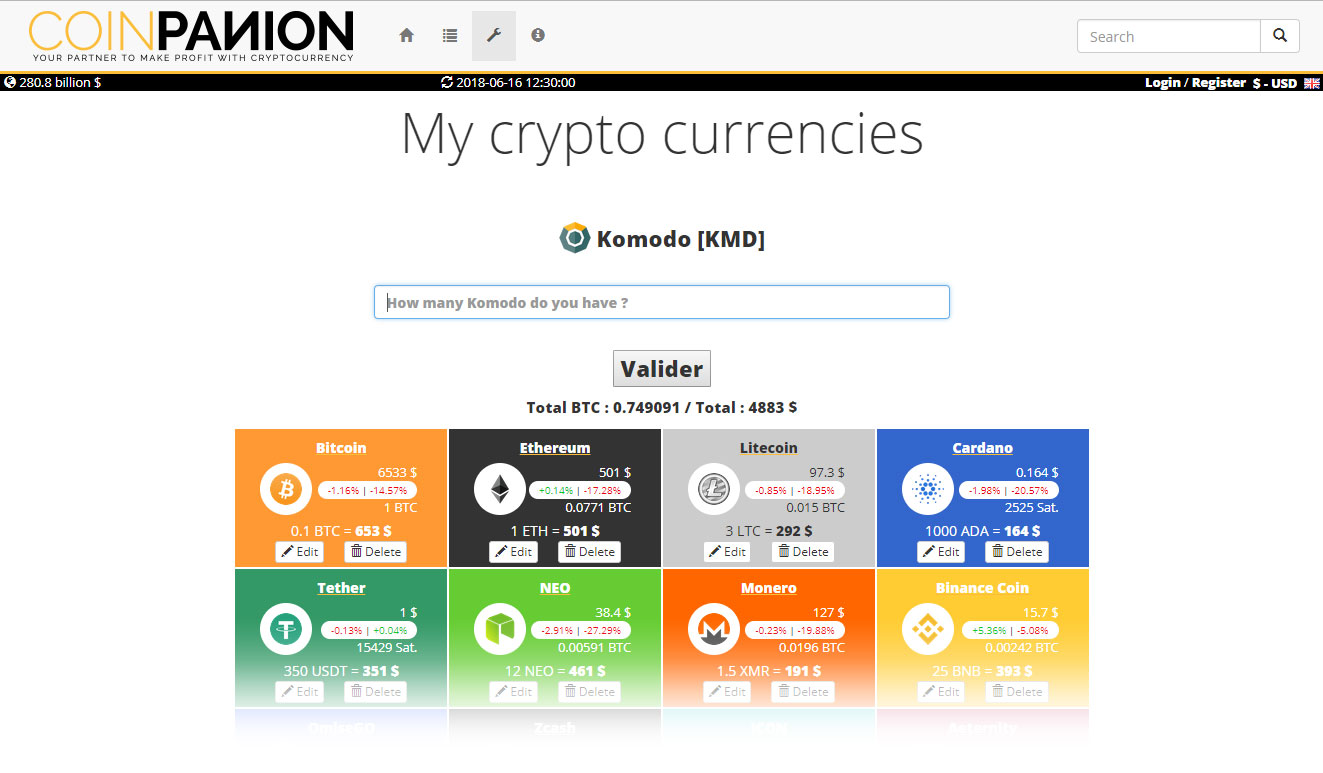 walletor add cryptocurrencies step 2